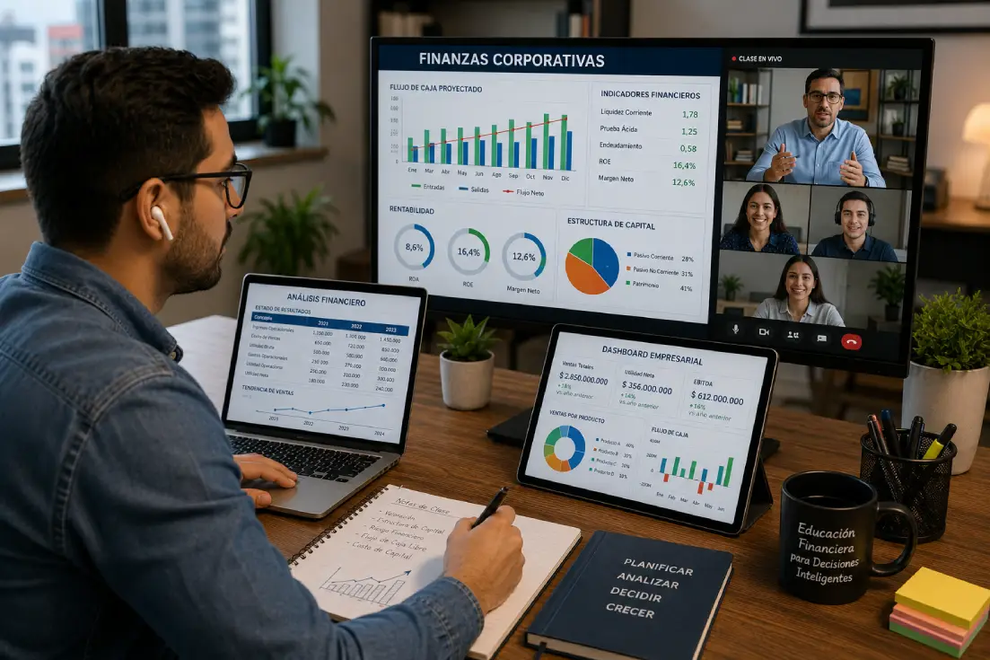 Clases de Finanzas Corporativas Online